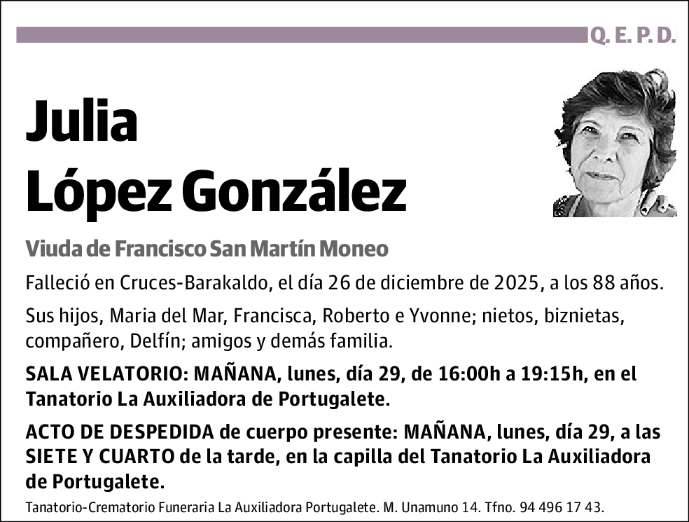 Julia López González