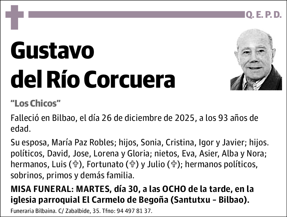 Gustavo del Río Corcuera