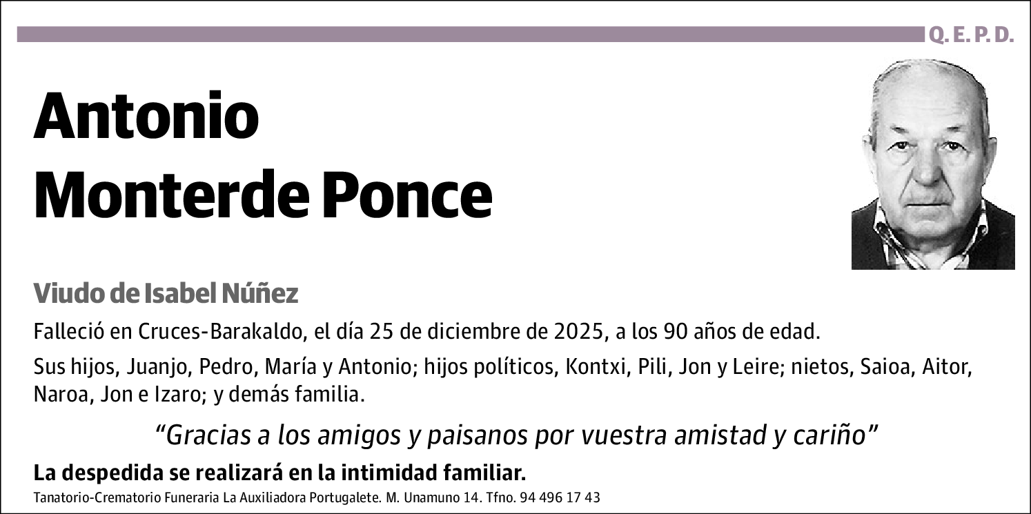 Antonio Monterde Ponce