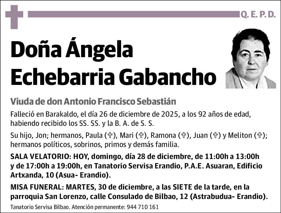 Ángela Echebarria Gabancho