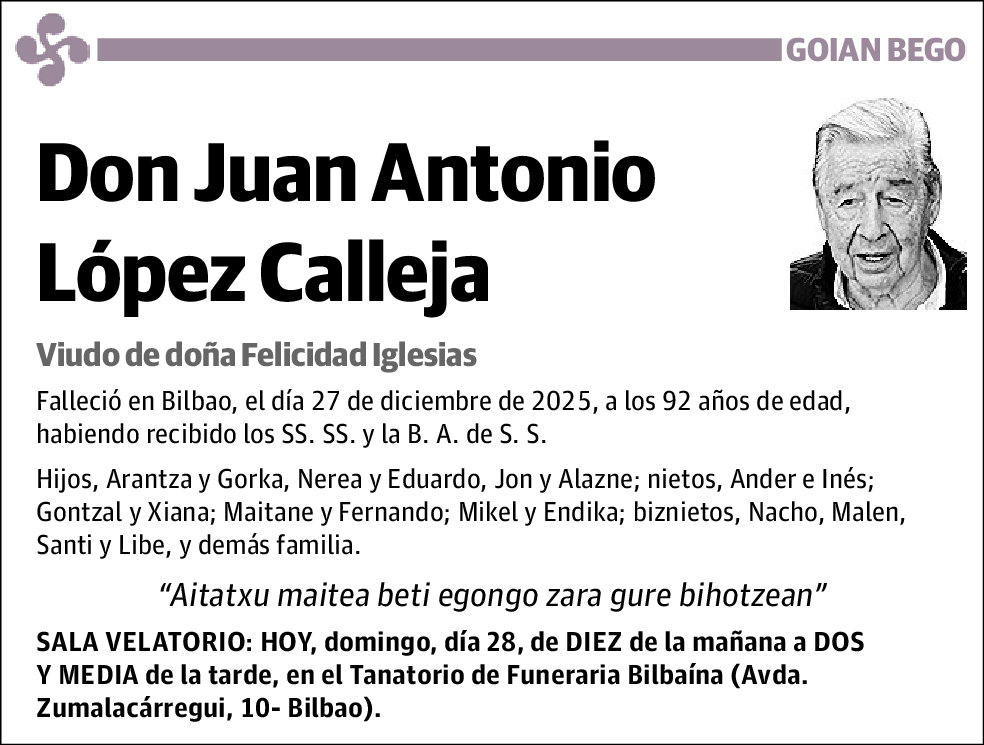 Juan Antonio López Calleja