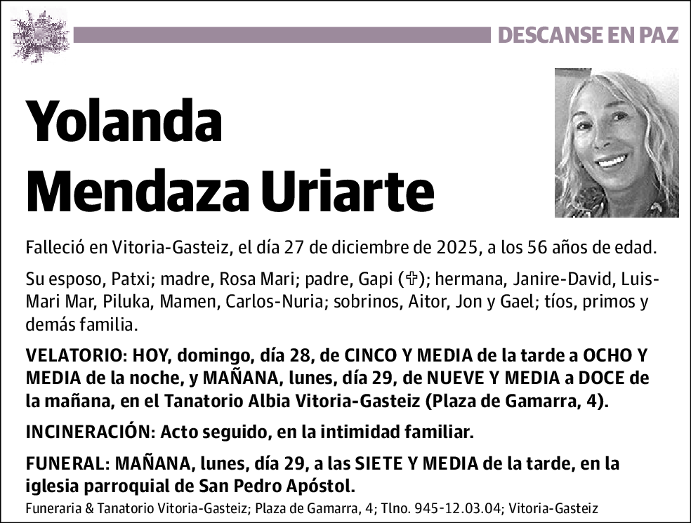Yolanda Mendaza Uriarte
