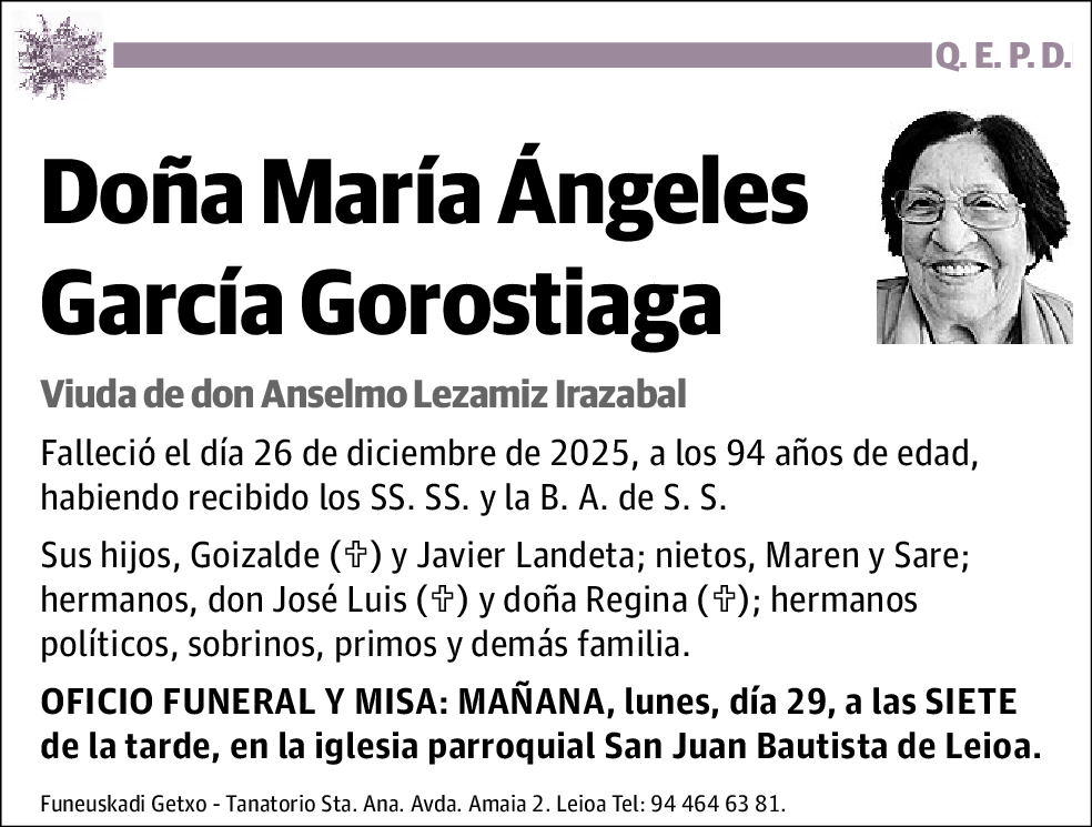 María Ángeles García Gorostiaga