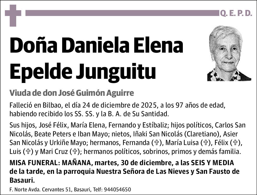 Daniela Elena Epelde Junguitu