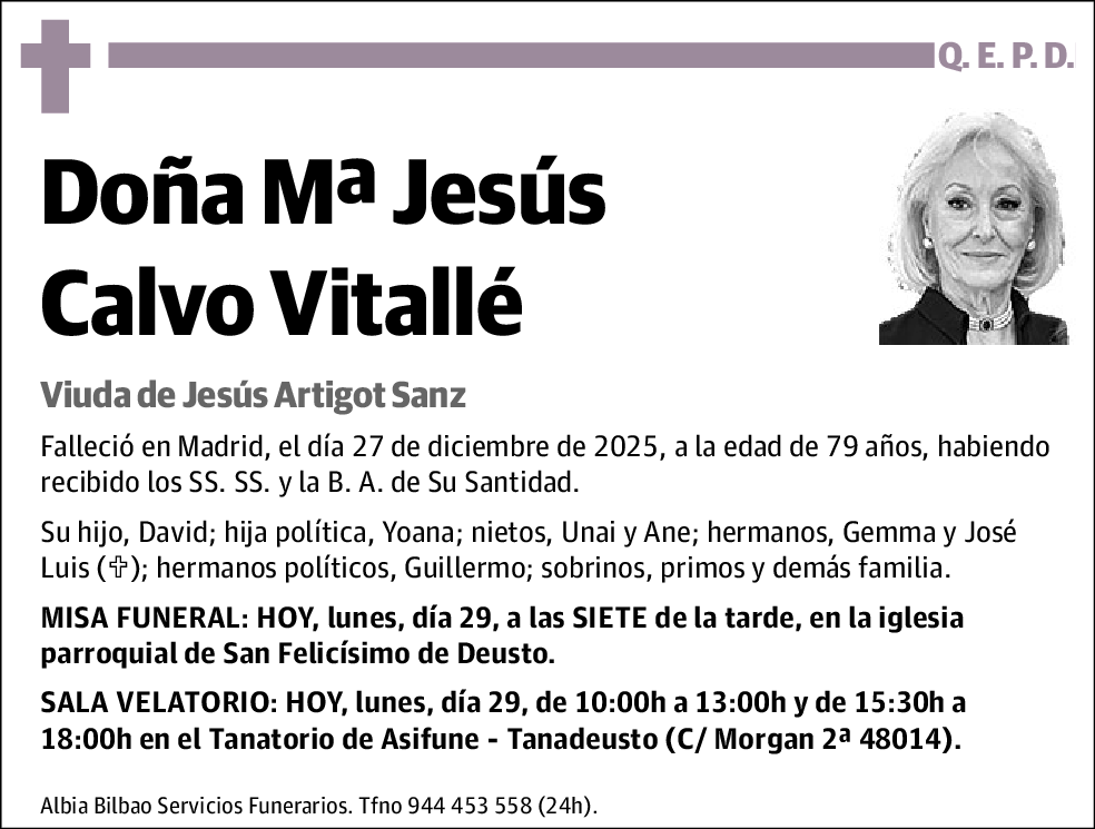 Mª Jesús Calvo Vitalle