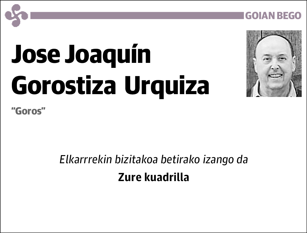 Jose Joaquin Gorostiza Urquiza