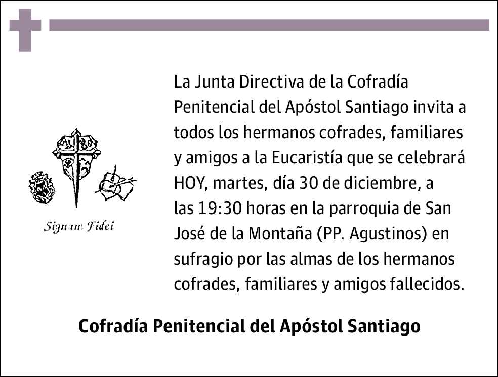 Cofradía Penitencial del Apóstol Santiago