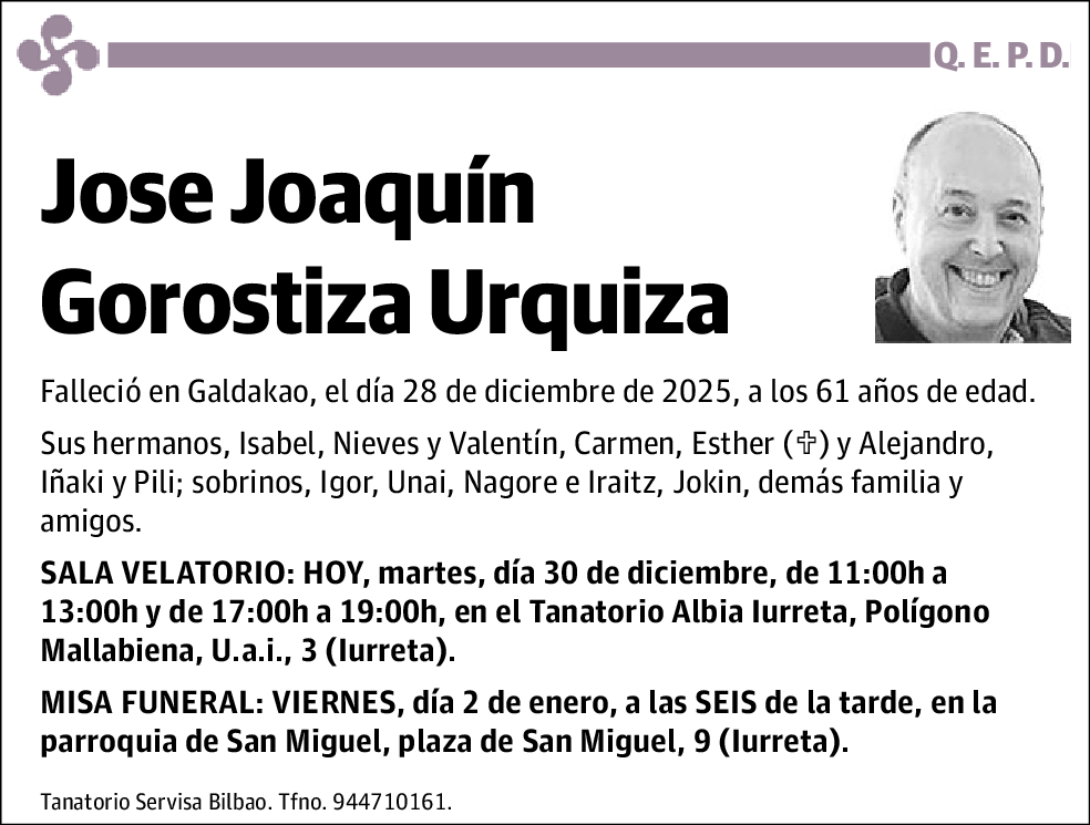 Jose Joaquin Gorostiza Urquiza
