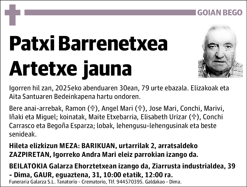 Patxi Barrenetxea Artetxe
