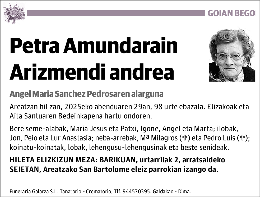 Petra Amundarain Arizmendi