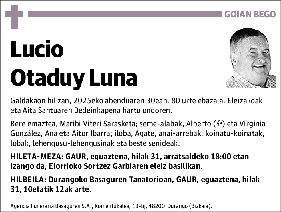 Lucio Otaduy Luna