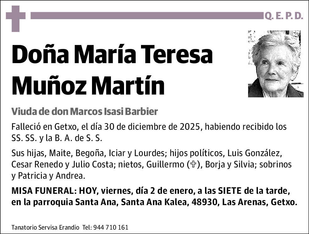 María Teresa Muñoz Martín