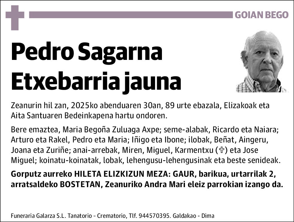 Pedro Sagarna Etxebarria