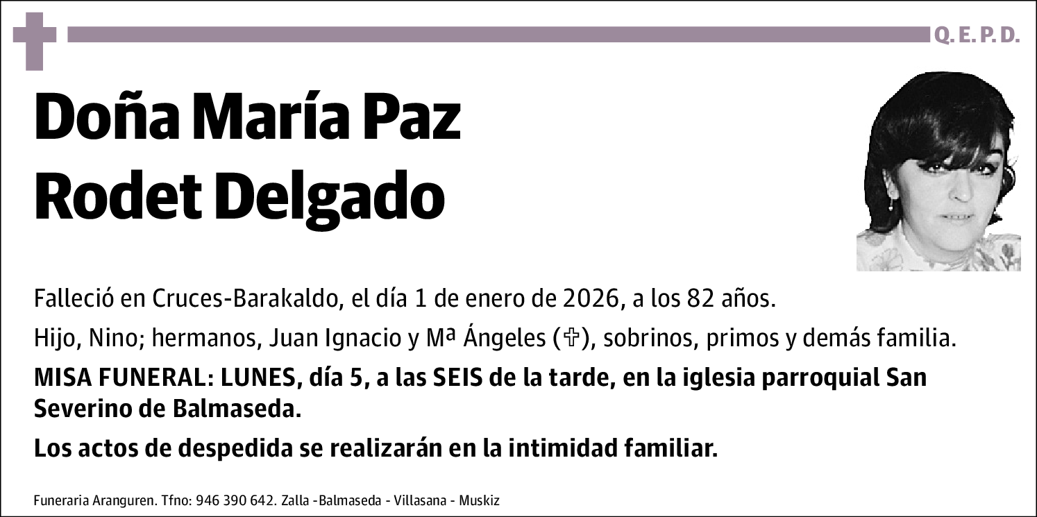 María Paz Rodet Delgado