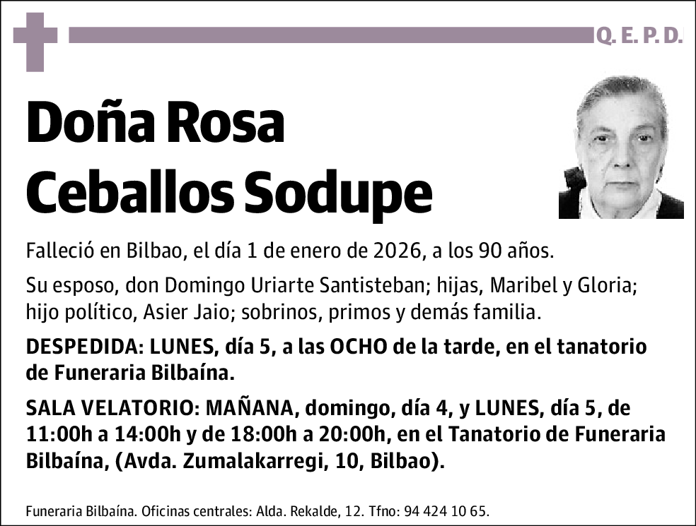 Rosa Ceballos Sodupe