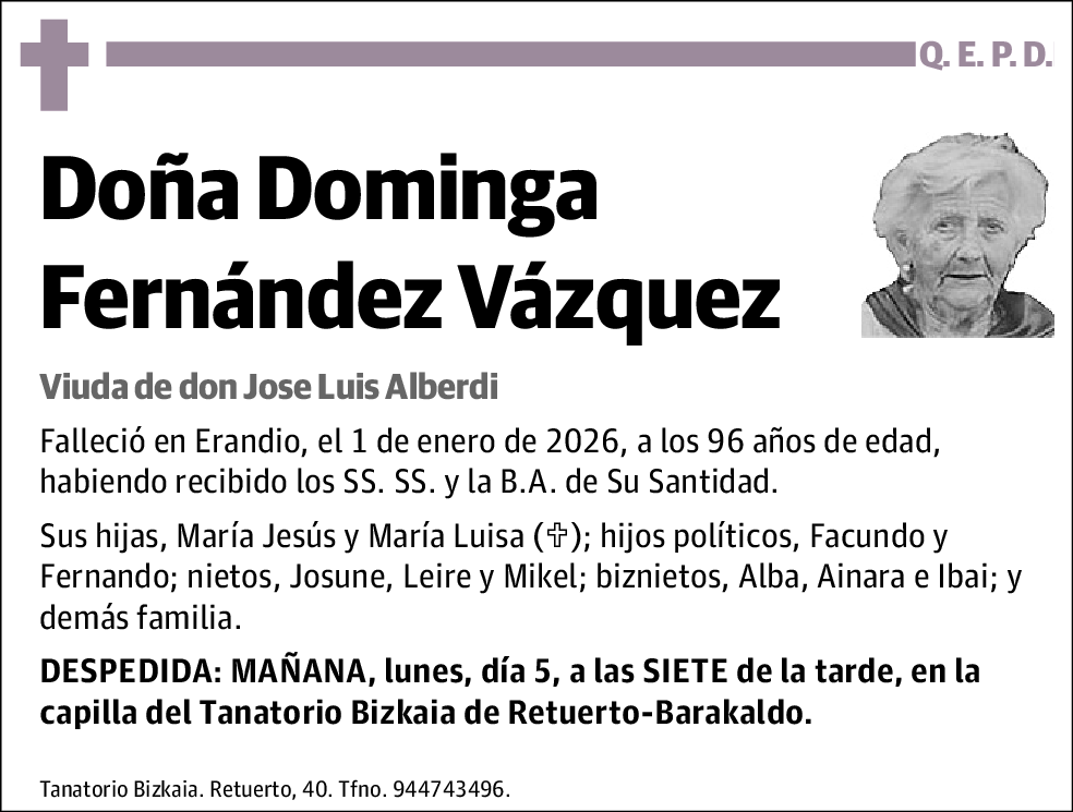 Dominga Fernández Vázquez