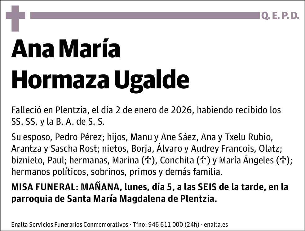 Ana María Hormaza Ugalde