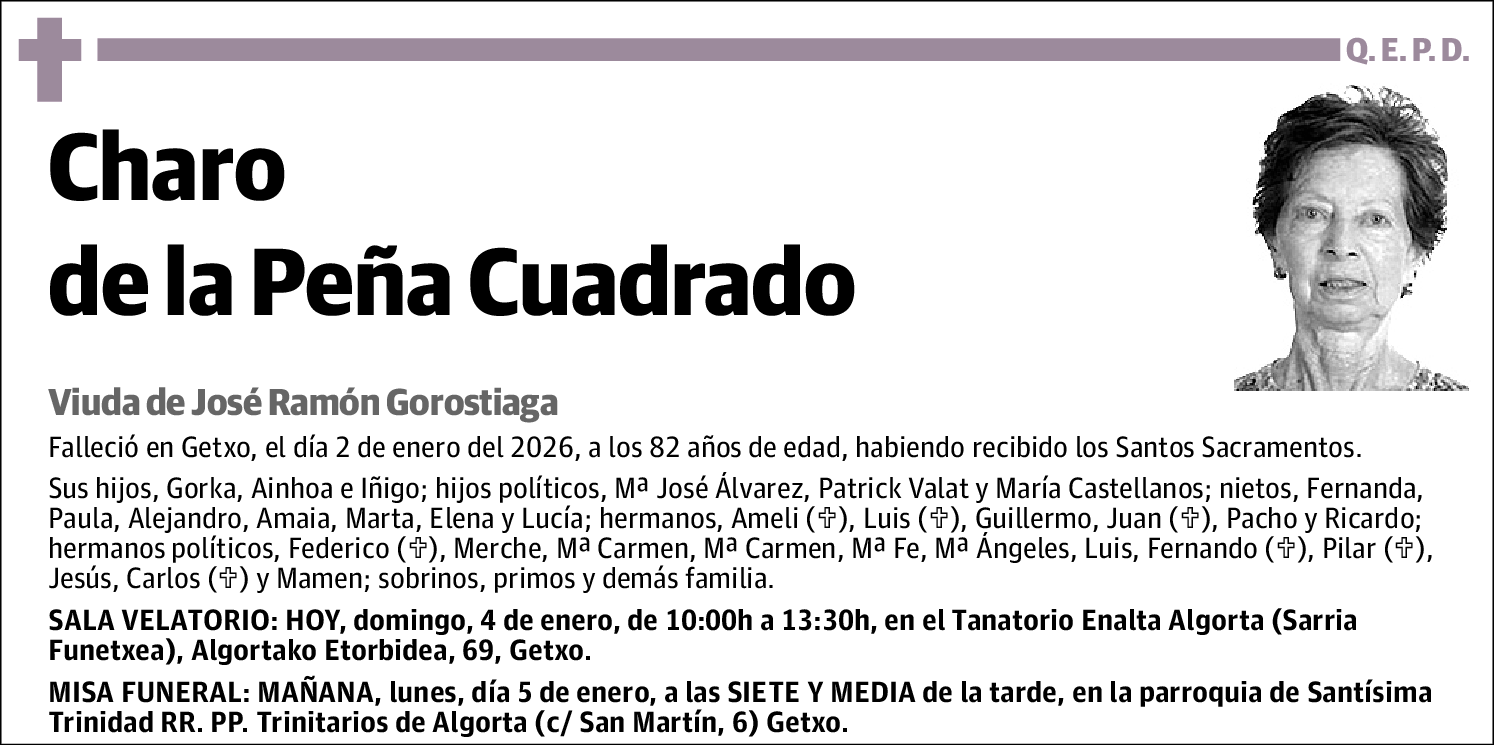 Charo de La Peña Cuadrado