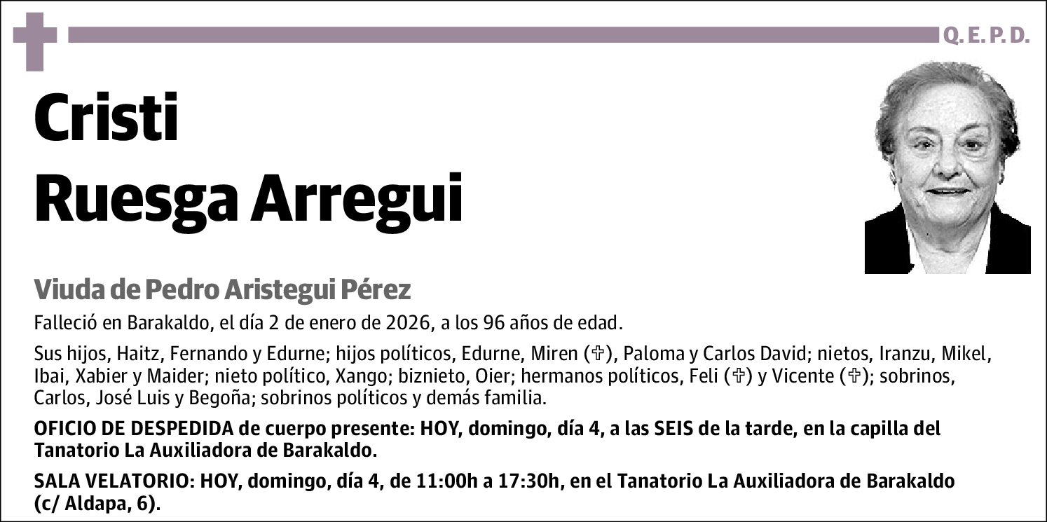 Cristi Ruesga Arregui