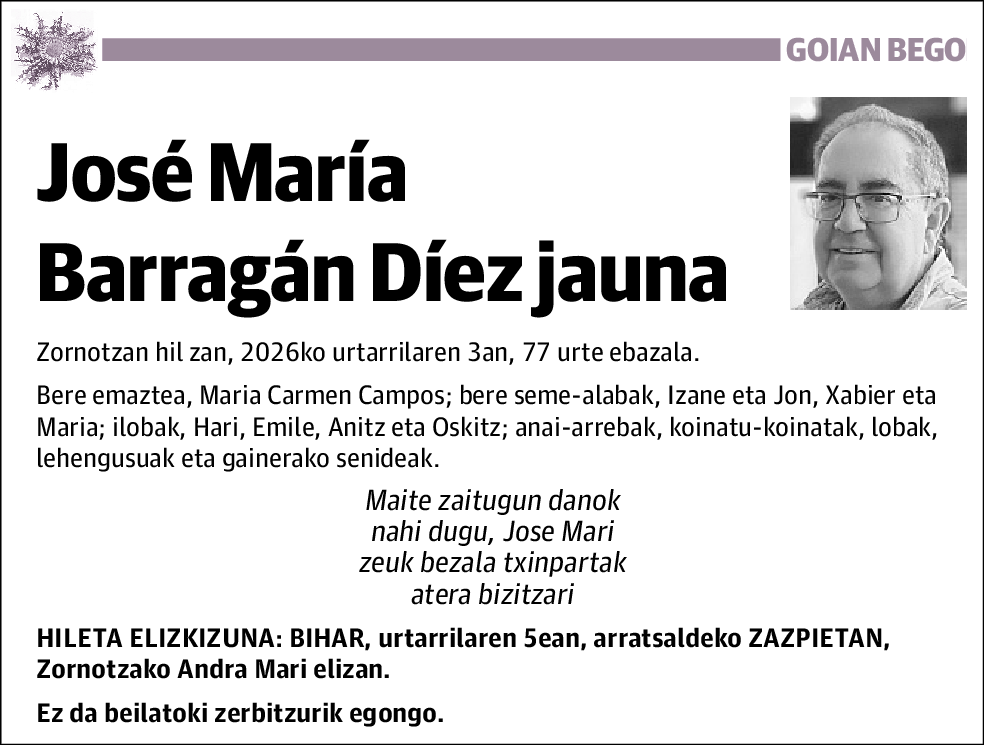 José María Barragán Díez