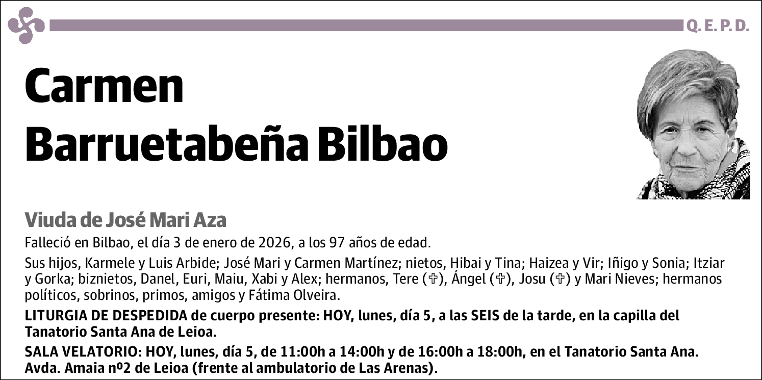 Carmen Barruetabeña Bilbao