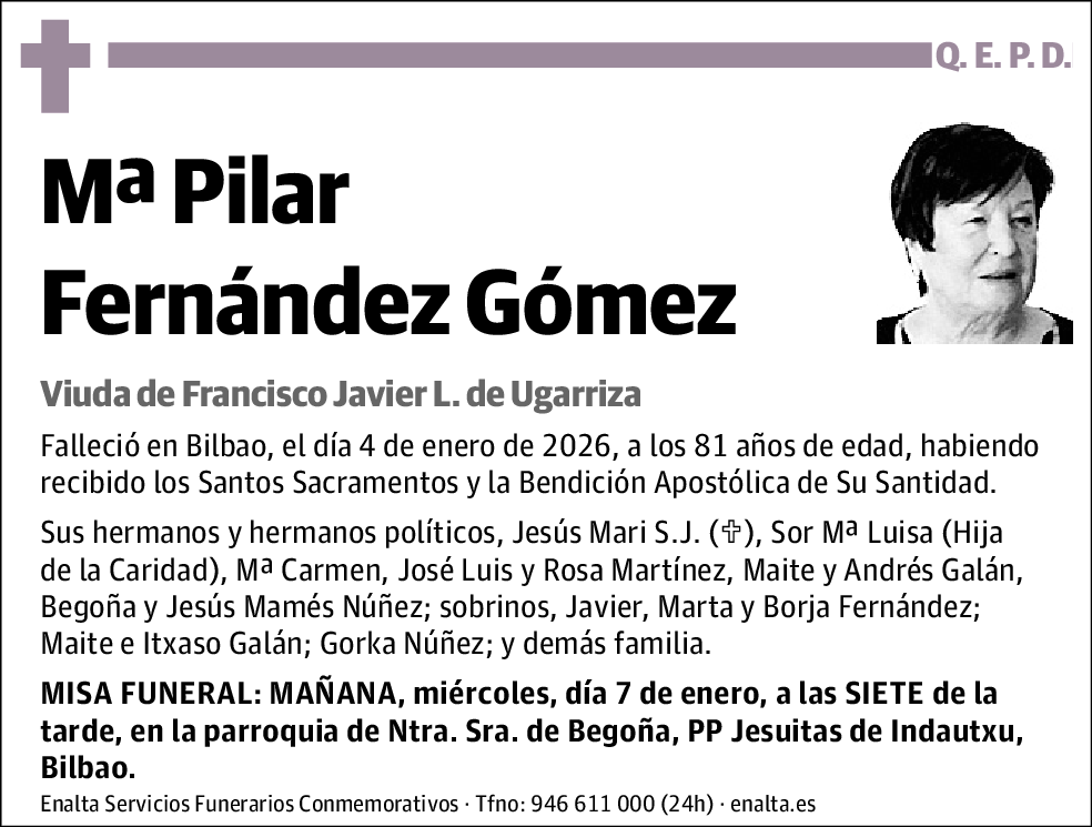 Mª Pilar Fernández Gómez