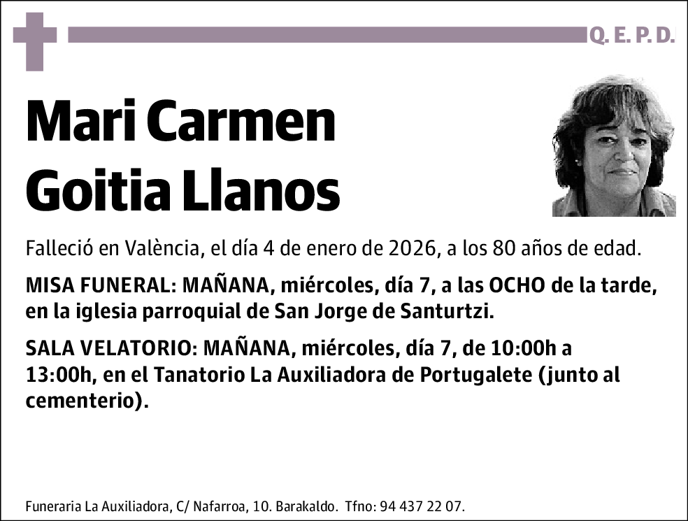 Mari Carmen Goitia Llanos