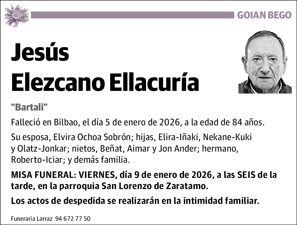 Jesús Elezcano Ellacuría