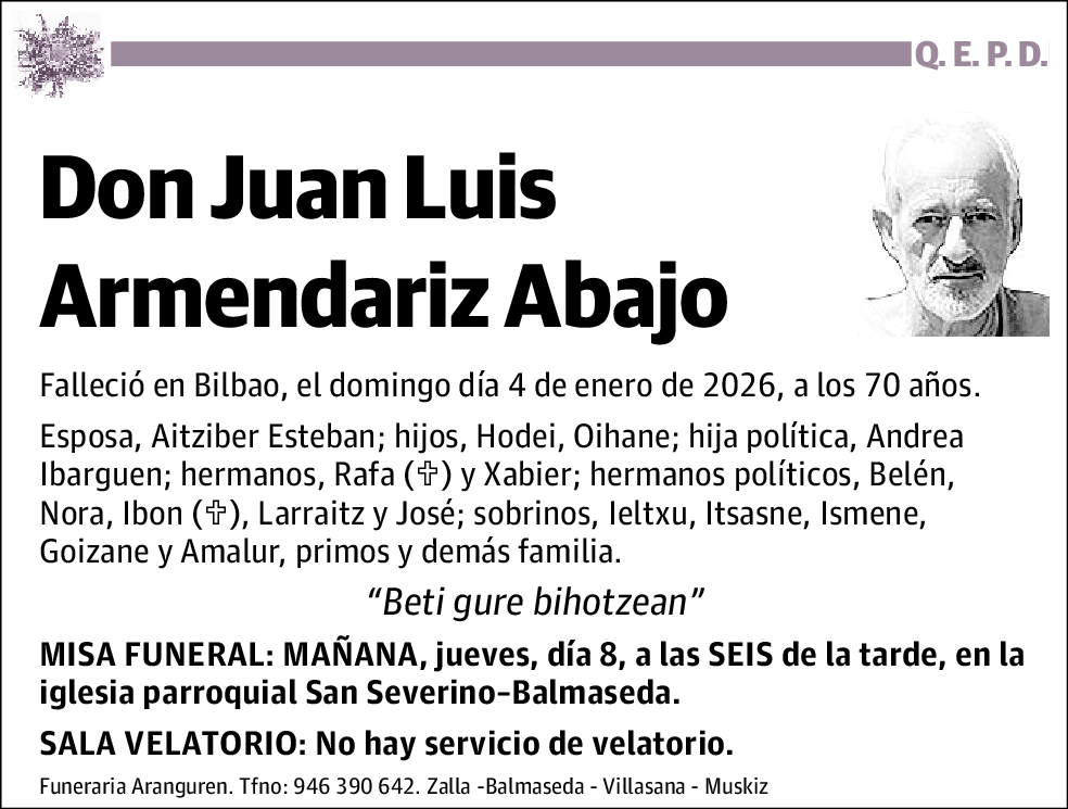 Juan Luis Armendariz Abajo