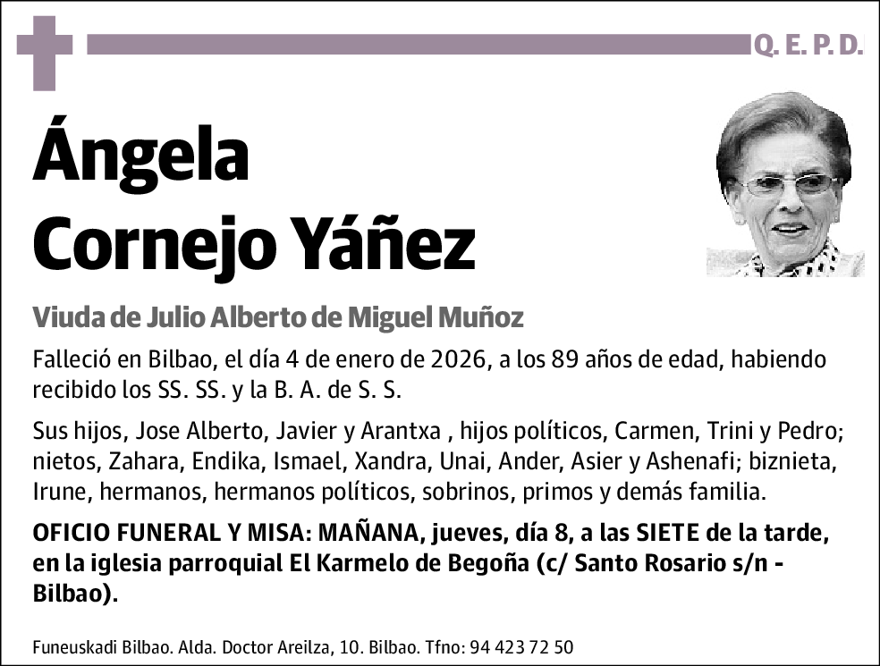 Ángela Cornejo Yáñez