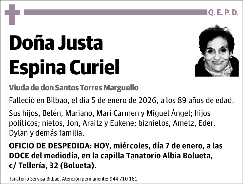 Justa Espina Curiel
