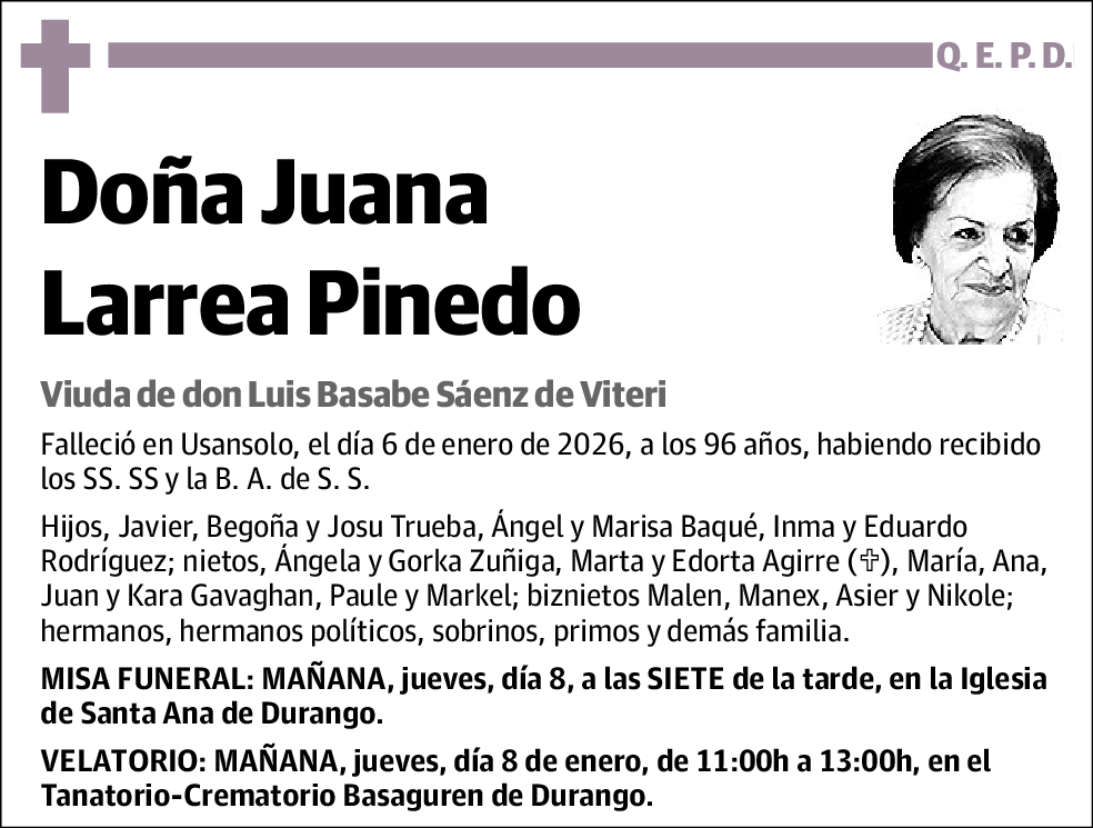 Juana Larrea Pinedo