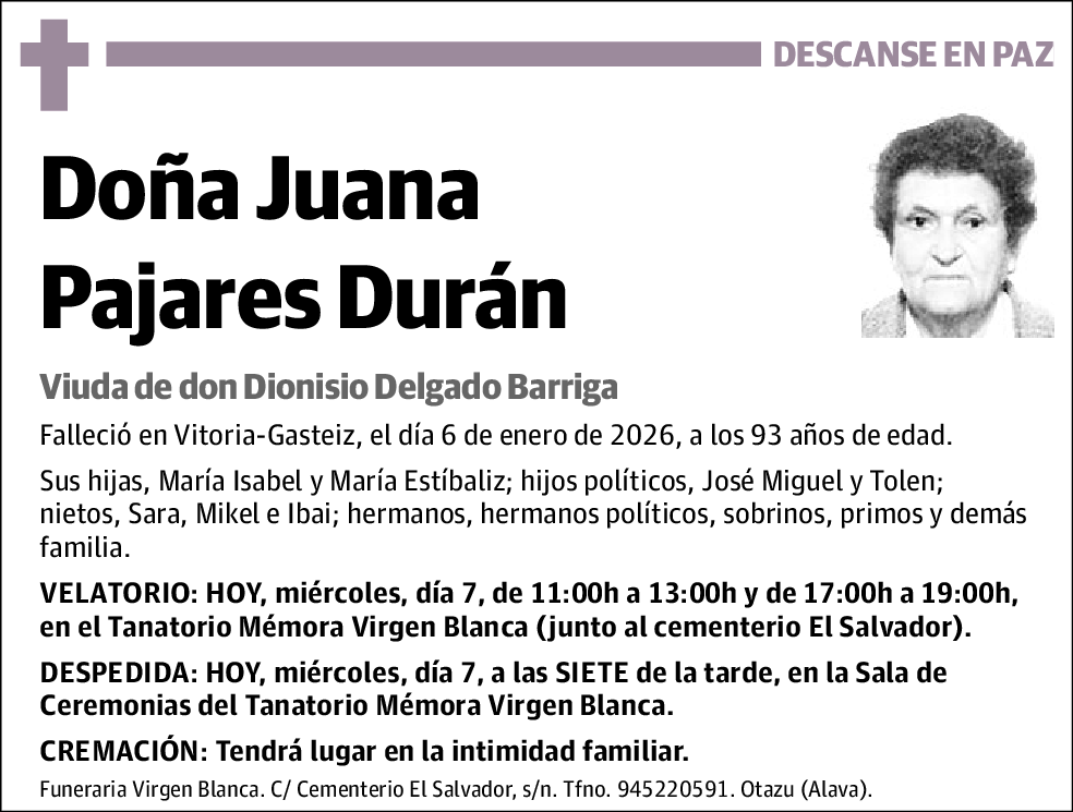 Juana Pajares Durán