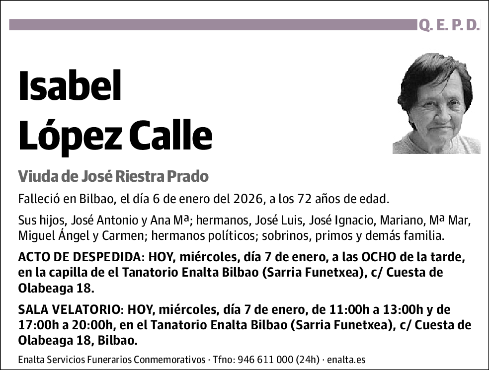 Isabel López Calle
