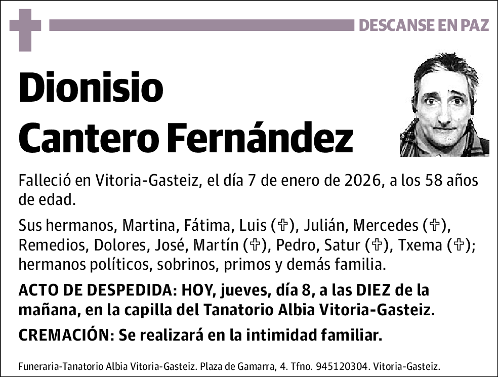 Dionisio Cantero Fernández
