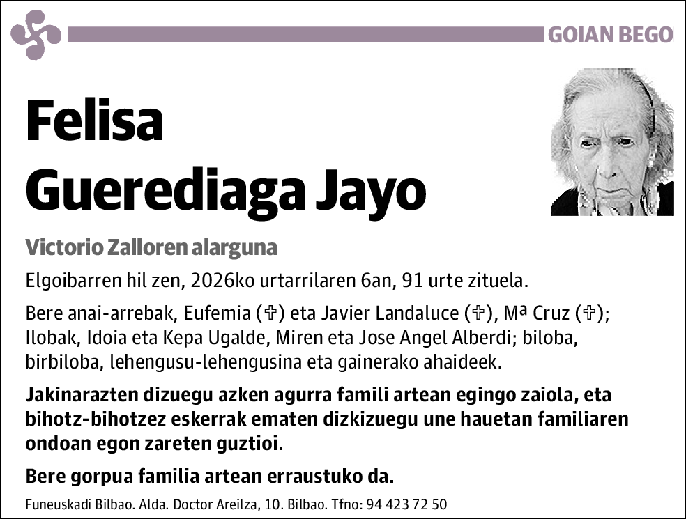 Felisa Guerediaga Jayo