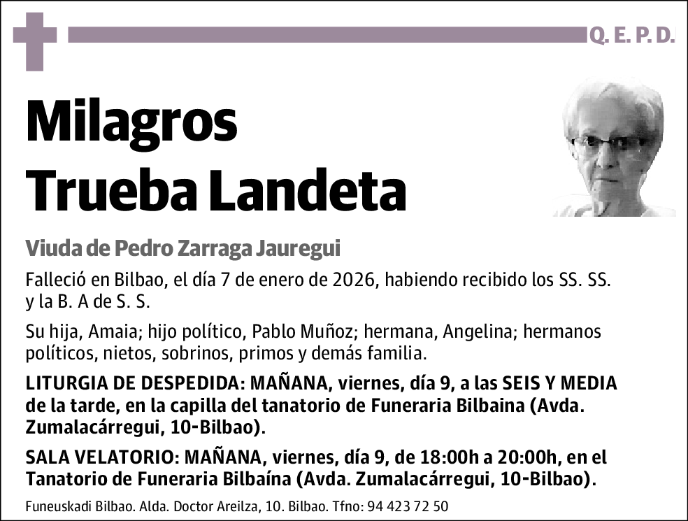 Milagros Trueba Landeta