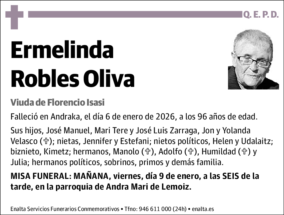 Ermelinda Robles Oliva