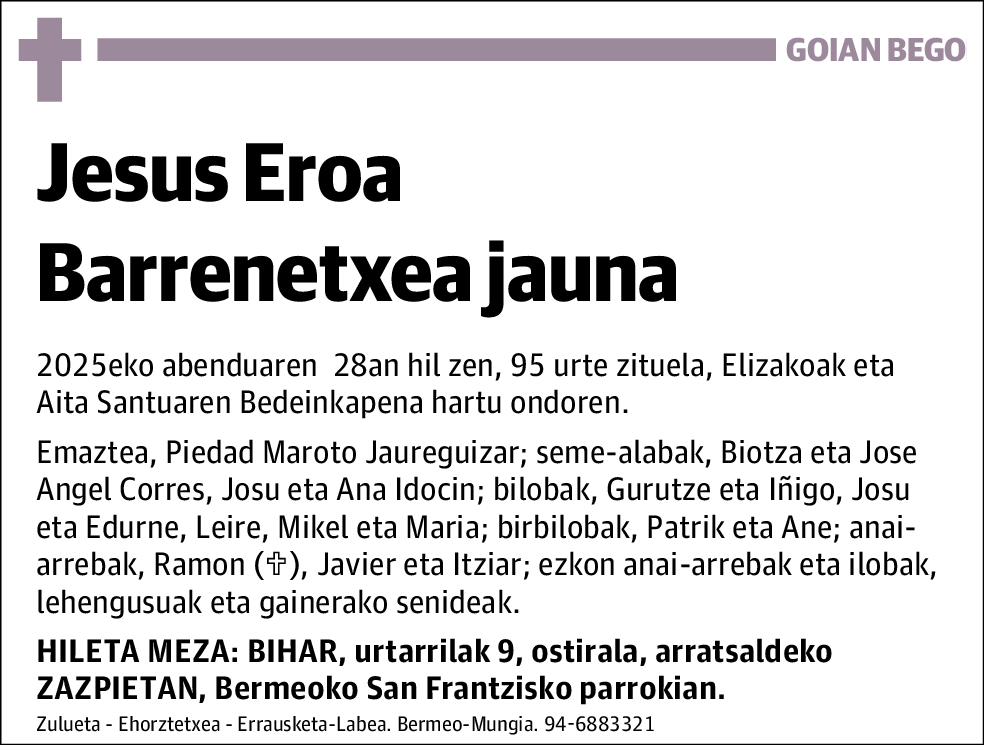 Jesus Eroa Barrenetxea