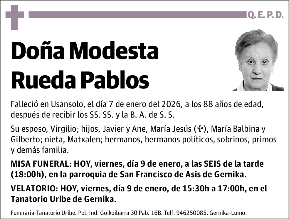 Modesta Rueda Pablos