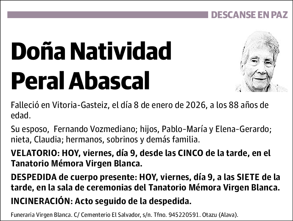 Natividad Peral Abascal
