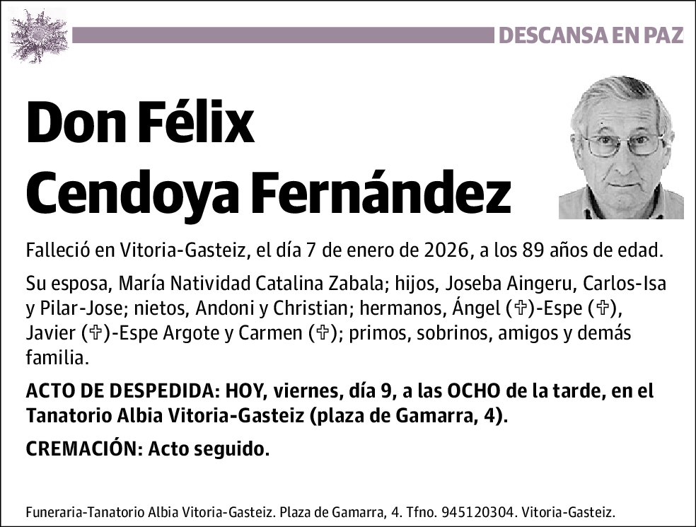 Félix Cendoya Fernández