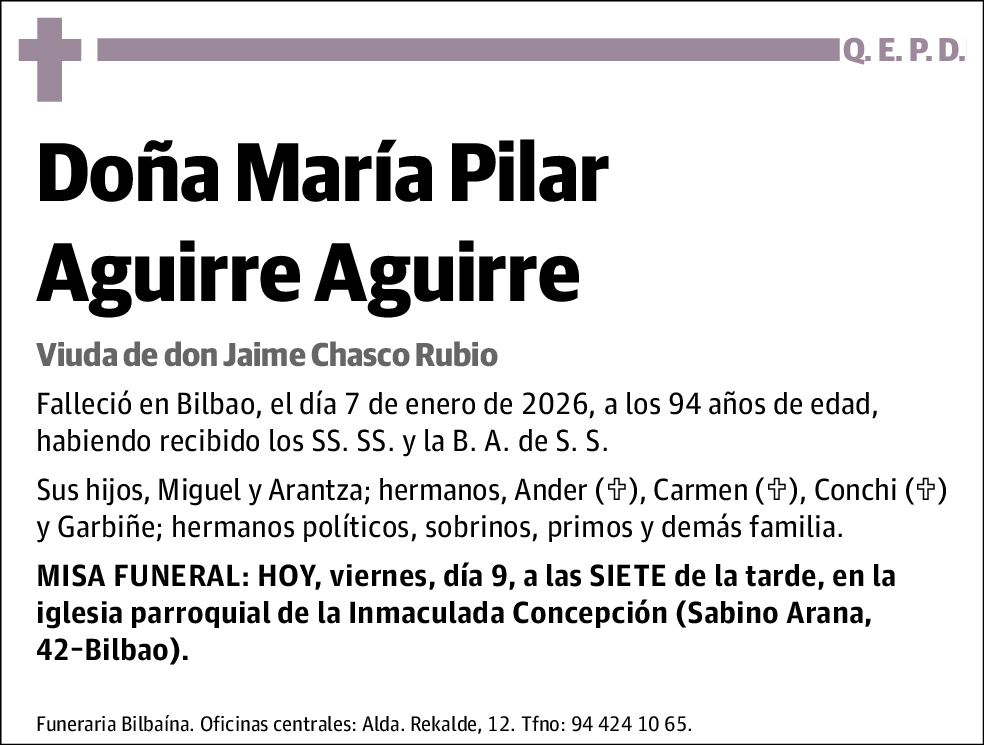 María Pilar Aguirre Aguirre