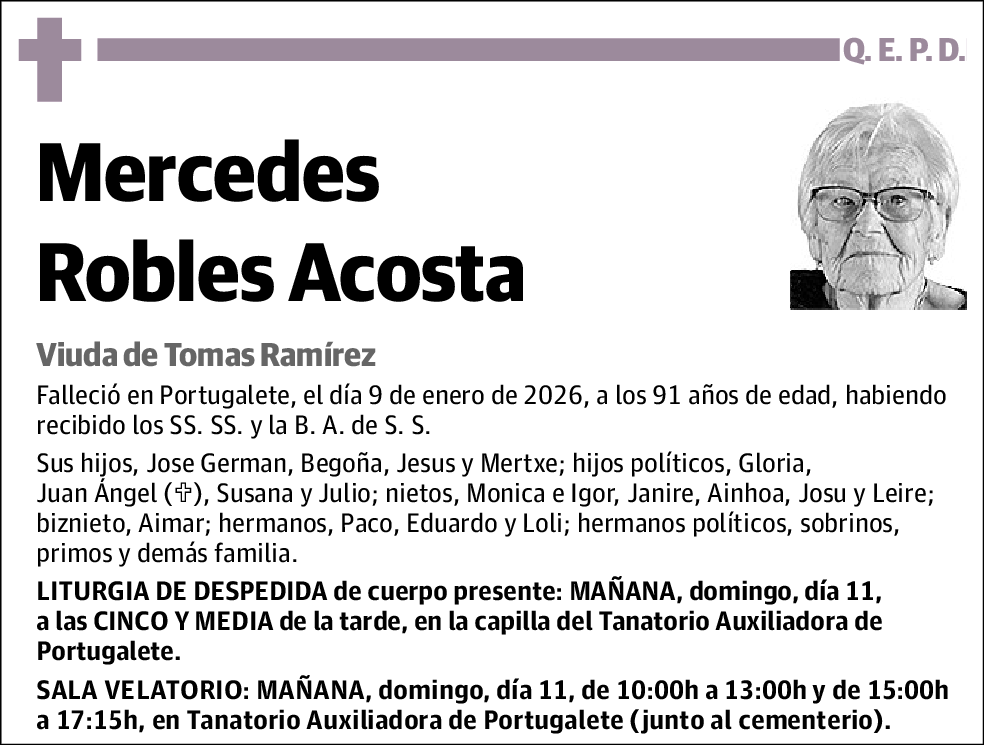 Mercedes Robles Acosta