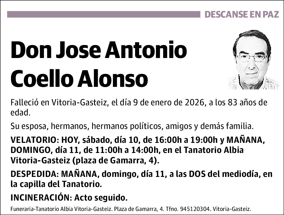 Jose Antonio Coello Alonso
