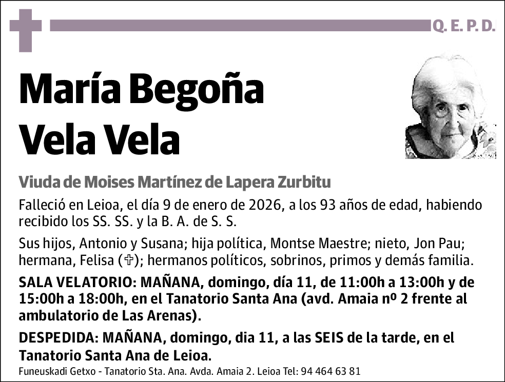 María Begoña Vela Vela