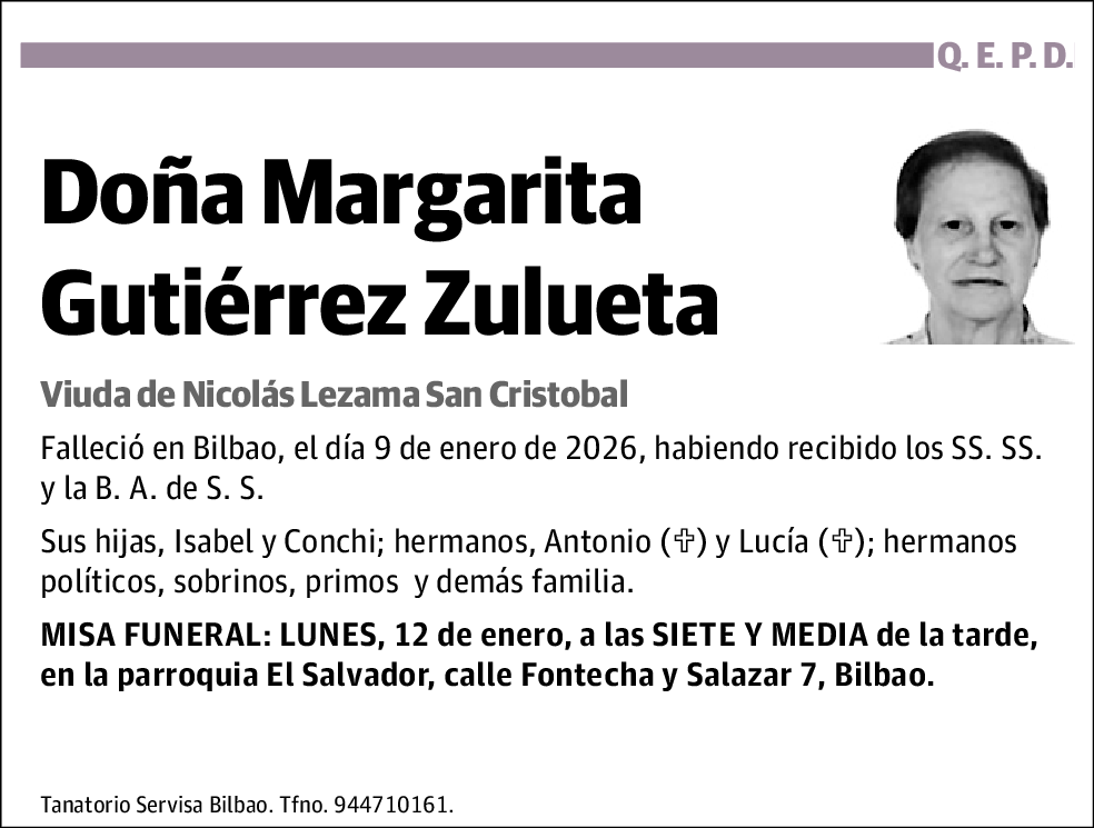 Margarita Gutierrez Zulueta