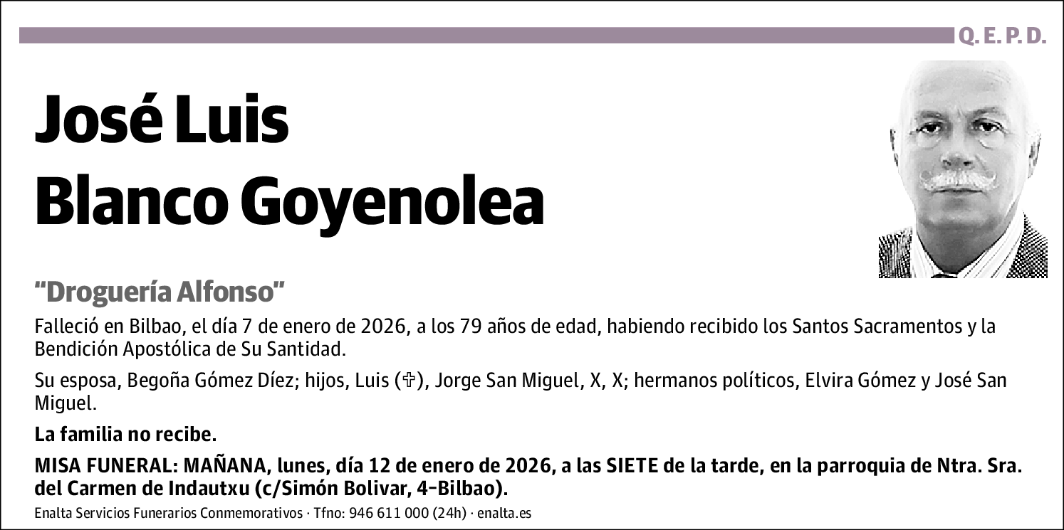 José Luis Blanco Goyenolea