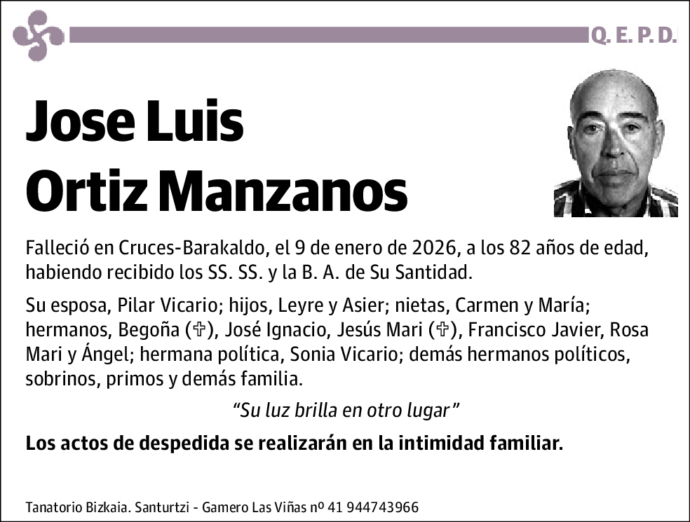 Jose Luis Ortiz Manzanos