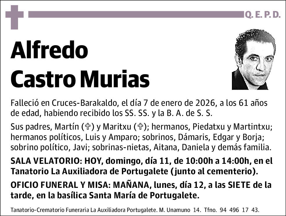 Alfredo Castro Murias